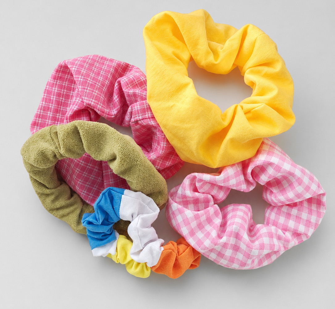 Scrunchie nähen – So einfach machst du deinen eigenen Haargummi